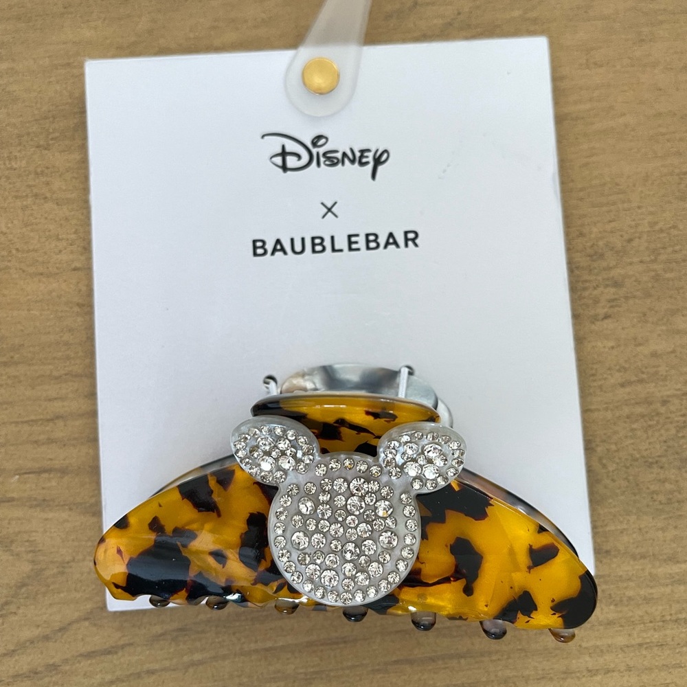 BaubleBar Disney Mickey Tortoise Shell Hair Claw Clip
